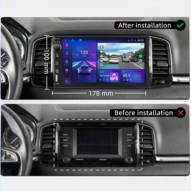 Οθόνη Αυτοκινήτου 7” Android με GPS