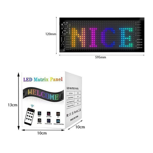 Εύκαμπτη LED Πινακίδα RGB Bluetooth