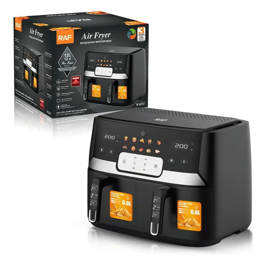 RAF Φριτέζα Αέρος με Αποσπώμενο Κάδο 9lt 1700+1700W R.5272 – Air Fryer